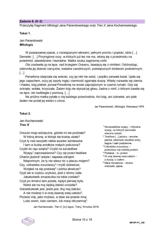 matura 2024 pp (formuła 2023) język polski