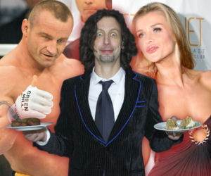 Mariusz Pudzianowski i Joanna Krupa u Szymona Majewskiego