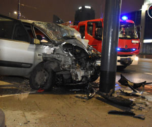Wielka kraksa w centrum Warszawy