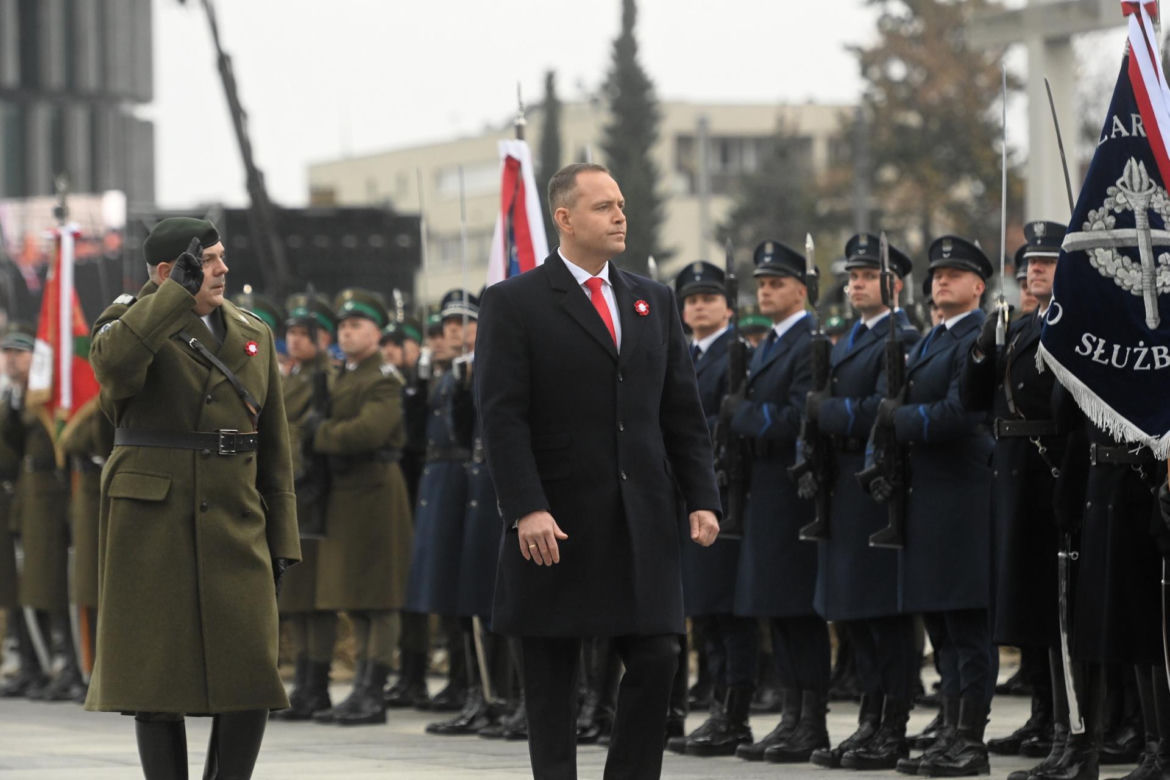 Święto Niepodległości. Karol Nawrocki na placu Piłsudskiego
