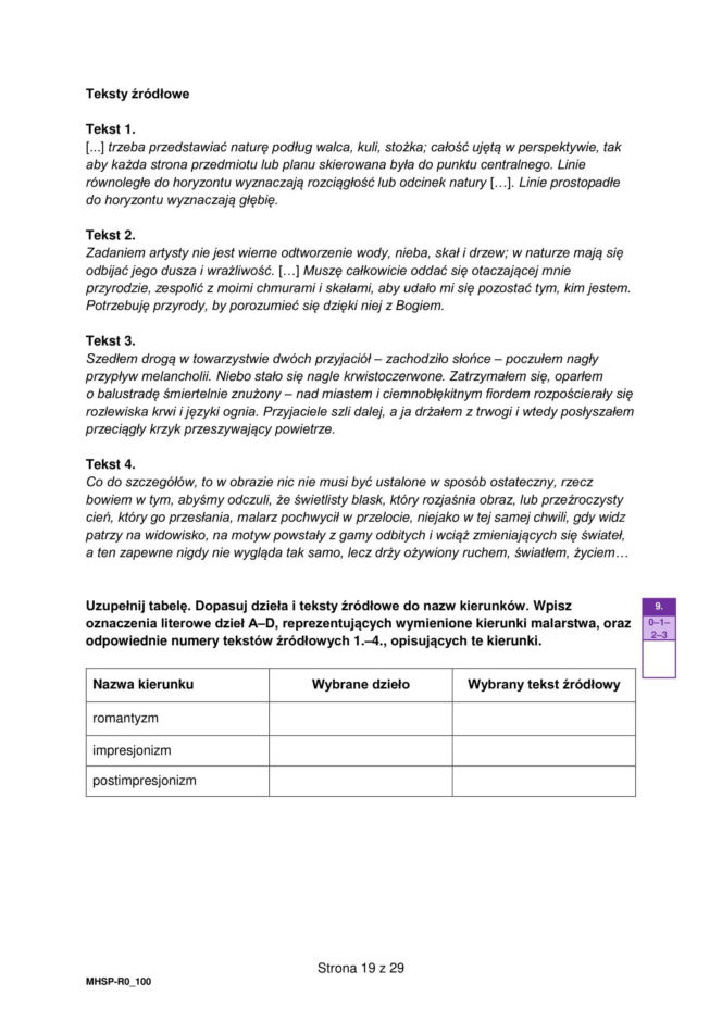 Matura historia sztuki 2026. Arkusze CKE i odpowiedzi 13.05.2026