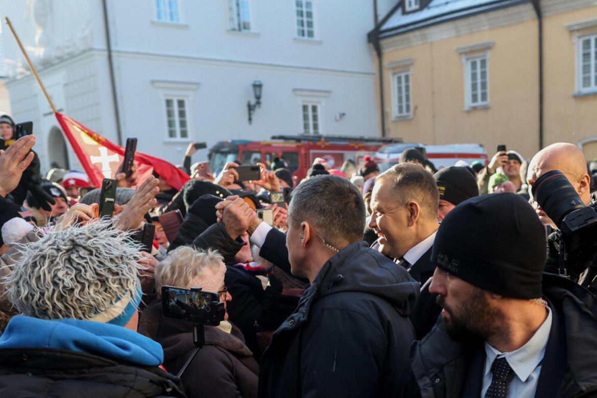 Karol Nawrocki wziął udział w Patriotycznej Pielgrzymce Kibiców na Jasnej Górze