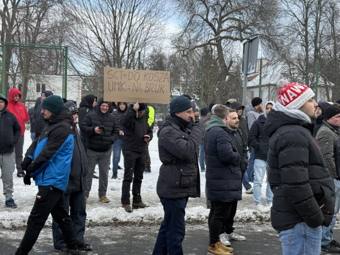 Protest przeciw Stefie Czystego Transportu w Krakowie