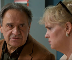 Barwy szczęścia odc. 2620. Małgorzata (Adrianna Biedrzyńska), Jerzy (Bronisław Wrocławski)	
