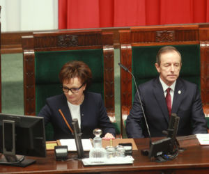 Elżbieta Witek z mężem