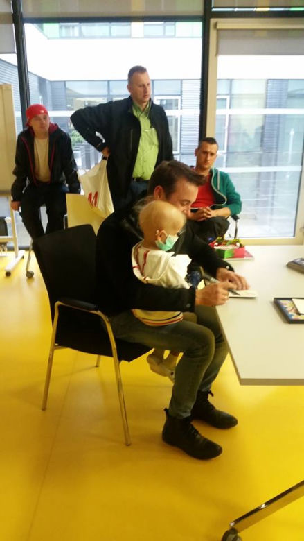 Radek Liszewski u chorych dzieci