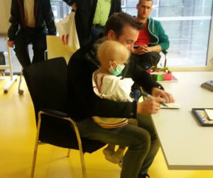 Radek Liszewski u chorych dzieci