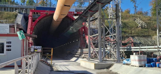 Maszyna TBM Karpatka wydrążyła już kilometr drugiego tunelu na trasie S19