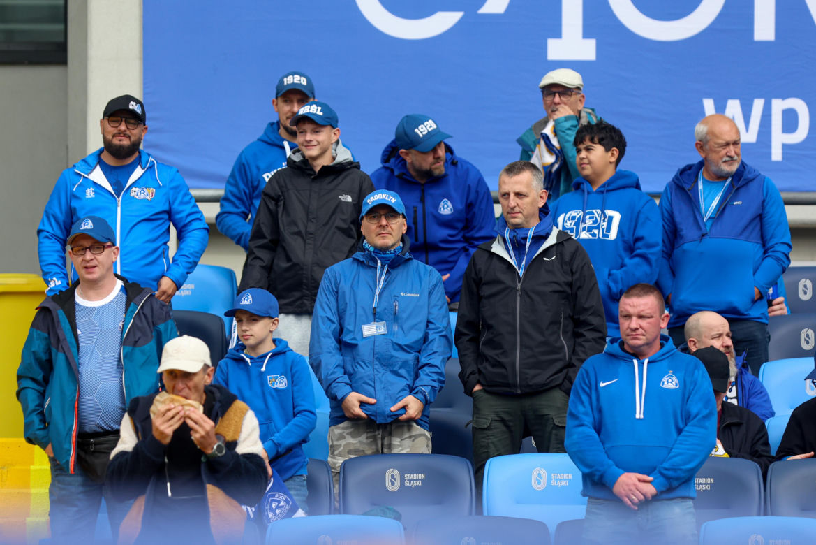 Kibice na meczu Ruch Chorzów - ŁKS