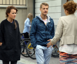 M jak miłość odc. 1038. Paweł Zduński (Rafał Mroczek), Ala (Olga Frycz), Olga (Marta Ścisłowicz)