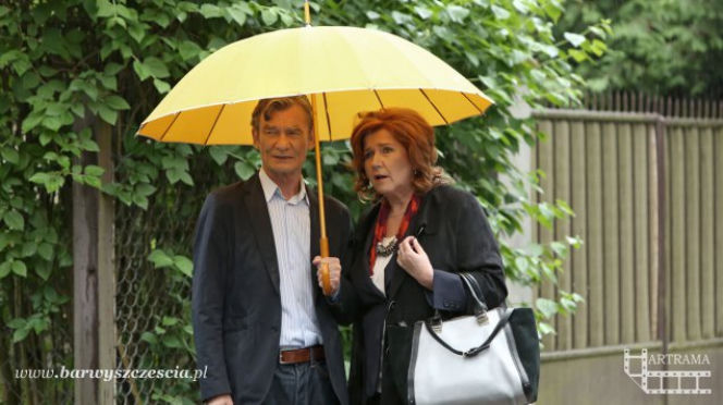 Barwy szczęścia. Stefan Górka (Krzysztof Kiersznowski), Waleria (Ewa Ziętek)