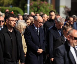 Ból, rozpacz, łzy. Poruszające sceny na pogrzebie Łukasza Litewki