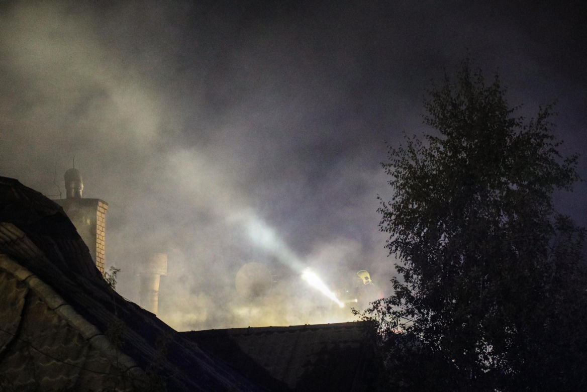 Pożar sali weselnej w Pruszkowie