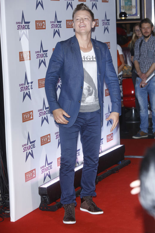 Rafał Brzozowski na konfenrencji programu SuperSTARcie