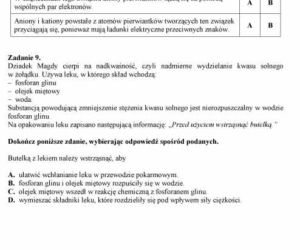 Próbny EGZAMIN GIMNAZJALNY grudzień 2011 - PRZEDMIOTY PRZYRODNICZE: Biologia, chemia, fizyka, geografia: jakie były PYTANIA, ARKUSZE, ODPOWIEDZI, PRZECIEKI
