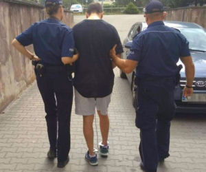Chciał uciec policjantom i wskoczył do Brdy