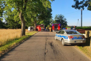 Tragiczny wypadek w pomorskiem. Ojciec z córką zginęli po uderzeniu w drzewo