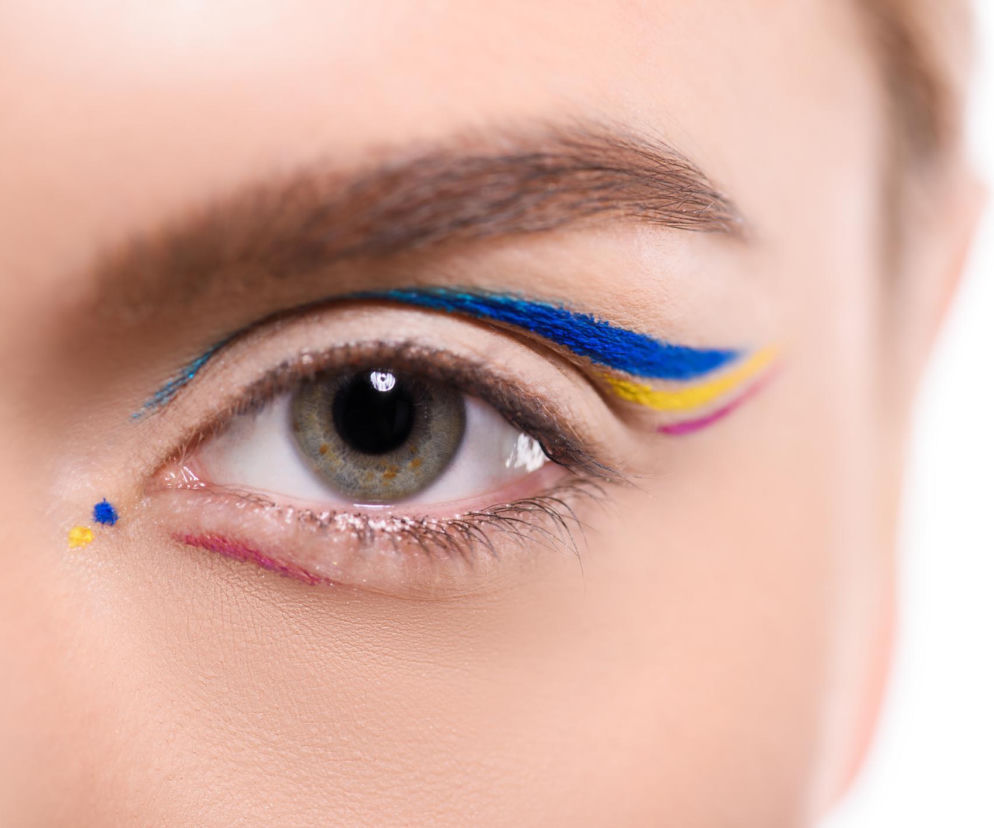 Kolorowy eyeliner