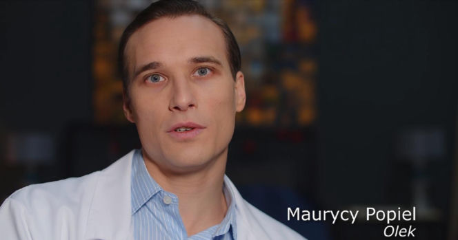 M jak miłość kulisy serialu. Olek (Maurycy Popiel)