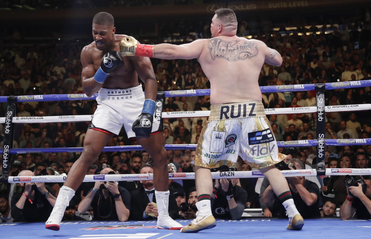Anthony Joshua przegrał z Andym Ruizem