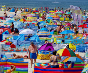 Parawany na plaży