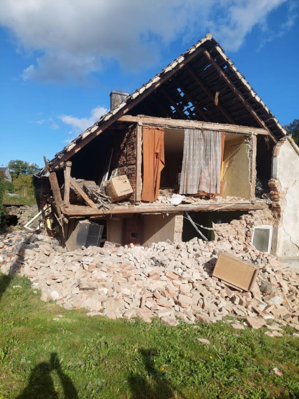 71-latek podszedł z papierosem do butli z gazem. Doszło do wybuchu   
