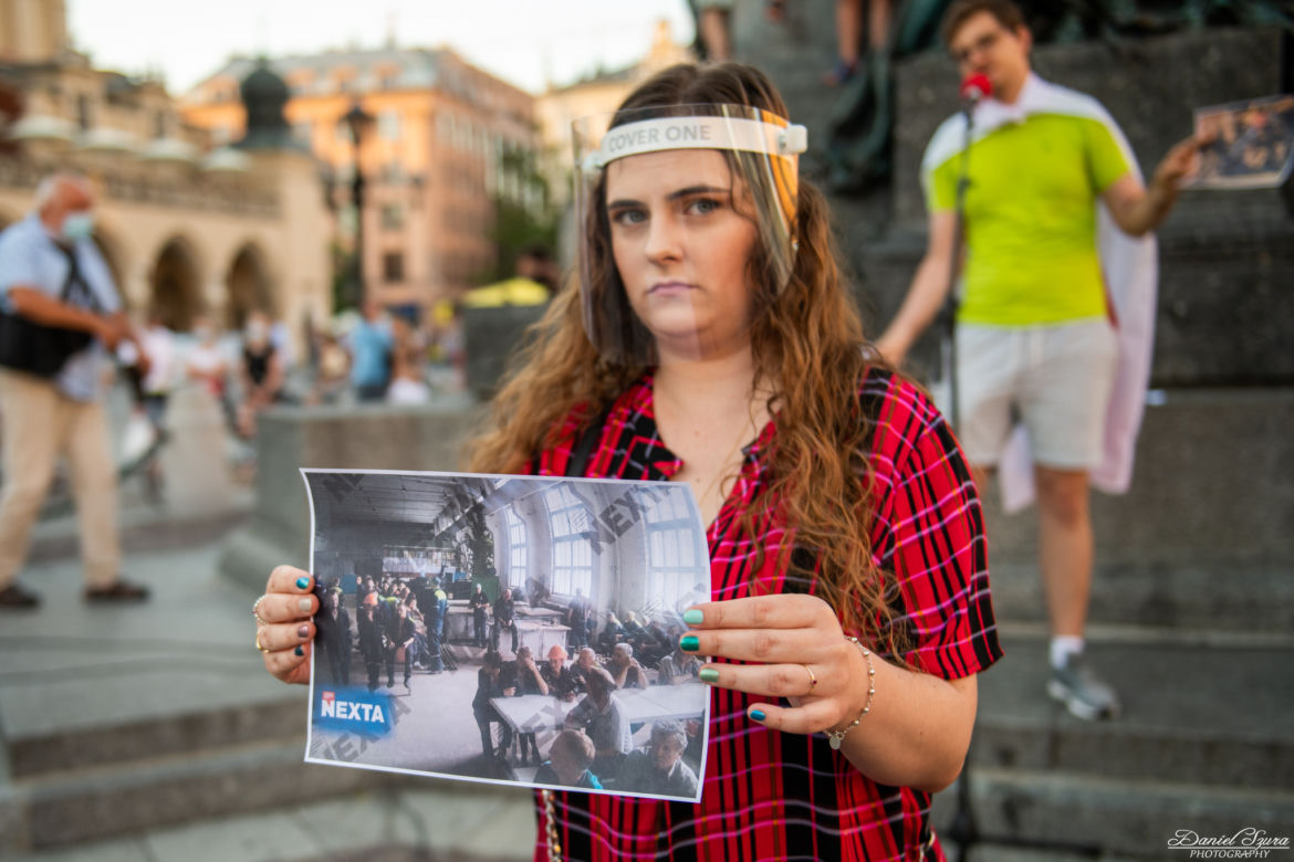 Kraków solidarny z Białorusią