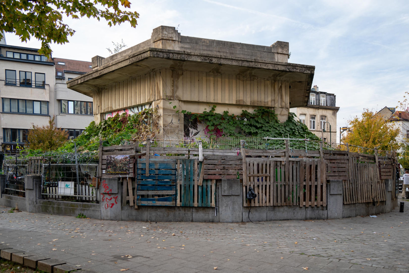 Centrum Centrum, poster on the fence