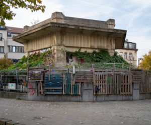 Centrum Centrum, poster on the fence