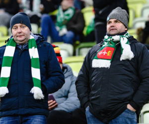 Lechia Gdańsk - Górnik Zabrze, zdjęcia kibiców i zawodników z meczu 18, kolejki PKO BP Ekstraklasy