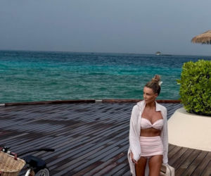 Małgorzata Rozenek i Radosław Majdan na Malediwach