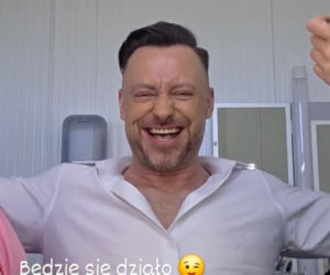 Barwy szczęścia nowy sezon na planie. Maciej Wilk (Adam Szczyszczaj)