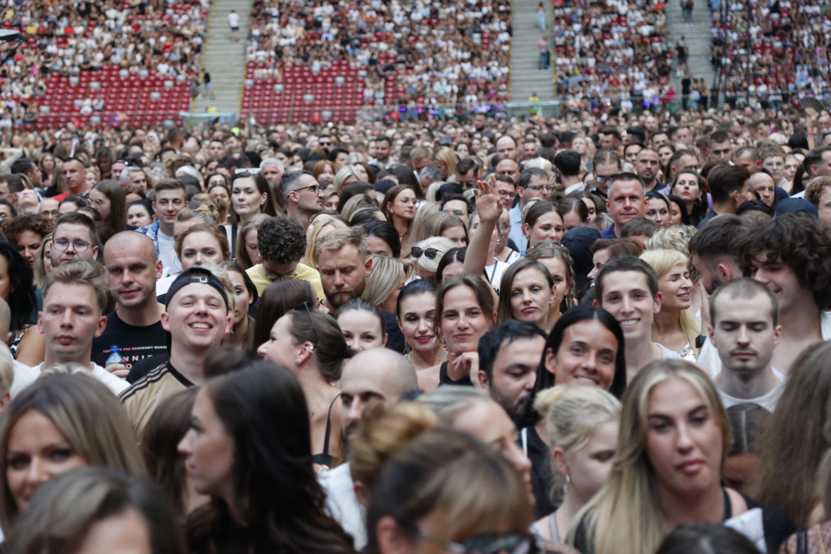 Koncert Jennifer Lopez w Warszawie (25.07.2025) - część druga. Organizatorem koncertu jest Prestige MJM