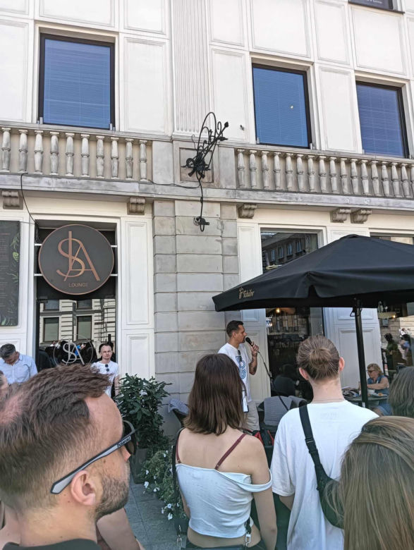 Kawowy ślad w centrum Warszawy