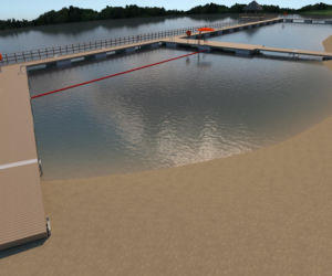 Pływające pomosty w Iłży! Nowa atrakcja tuż obok Świętokrzyskiego