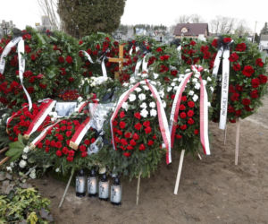 Pogrzeb fotoreportera Adama Chełstowskiego