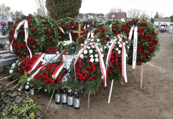 Pogrzeb fotoreportera Adama Chełstowskiego