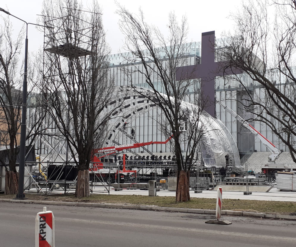 Plac Teatralny przed Centrum Spotkania Kultur w Lublinie