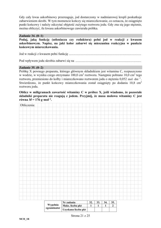 Matura 2019 chemia rozszerzona. ARKUSZE I ODPOWIEDZI