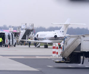 Lewandowscy przylecieli do Polski na święta