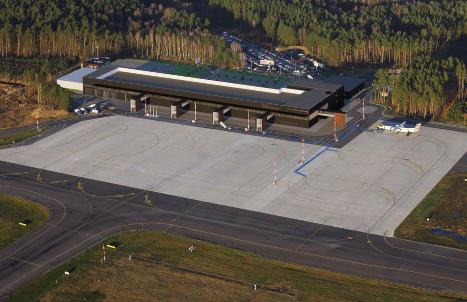 Tak będzie wyglądał nowy terminal Lotniska Szczecin - Goleniów