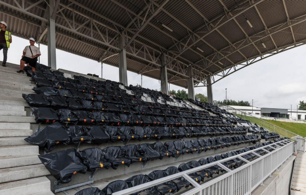 Remont stadionu Granatu w Skarżysku (lipiec 2026)