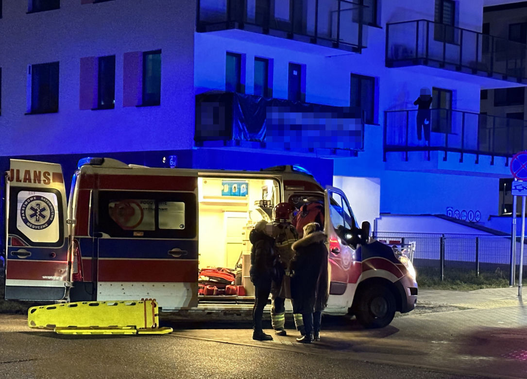 Dramat na Ursynowie. Młody mężczyzna był o krok od śmierci. Zostawił list