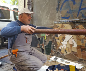 W Lesznie powstaje mozaika muralowa