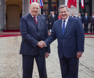 Król Norwegii Harald V i królowa Sonja w Polsce
