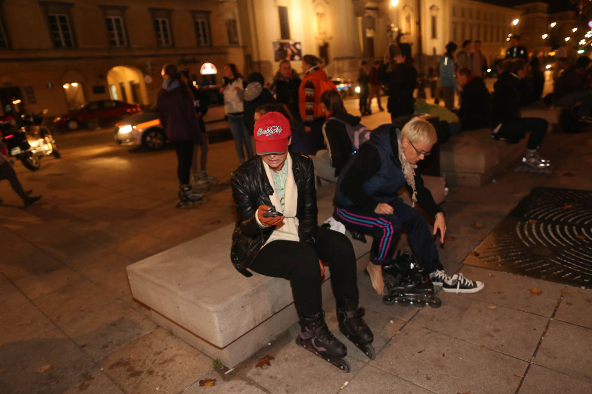 Nightskating po Warszawie