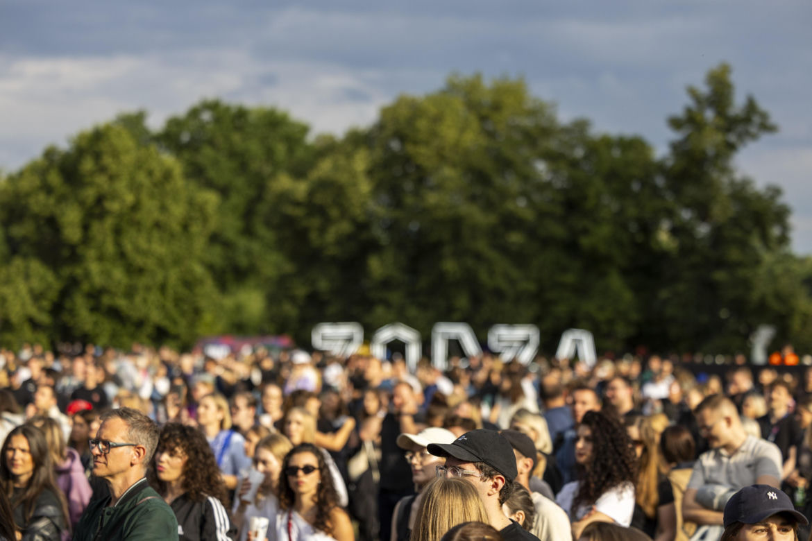 ZORZA 2025 w Warszawie. Zdjęcie z drugiego dnia festiwalu Dawida Podsiadły