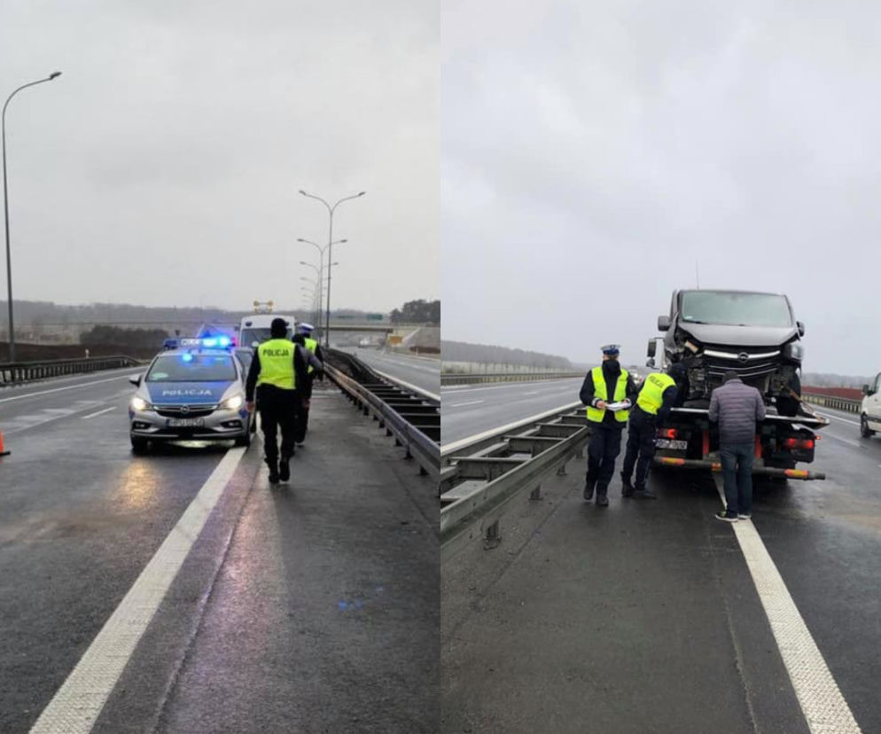 Trudne warunki na wielkopolskich drogach. Poważny wypadek na drodze S5