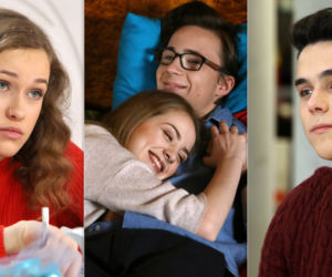 Barwy szczęścia odcinek 1637, Angela (Helena Englert), Oliwka (Wiktoria Gąsiewska), Kajtek (Jakub Dmochowski), Eryk (Patryk Cebulski)