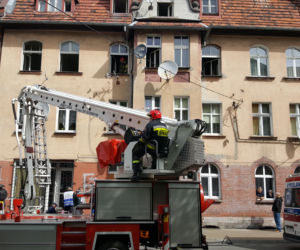 Pożar w kamienicy przy ulicy Narutowicza w Grudziądzu. Jest ofiara śmiertelna